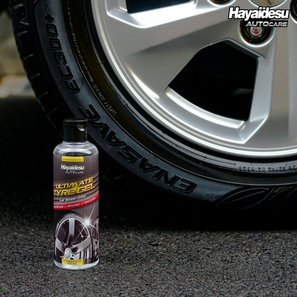Hayaidesu Ultimate Tyre Gel / Semir Ban Mobil 240 ml Premium Quality