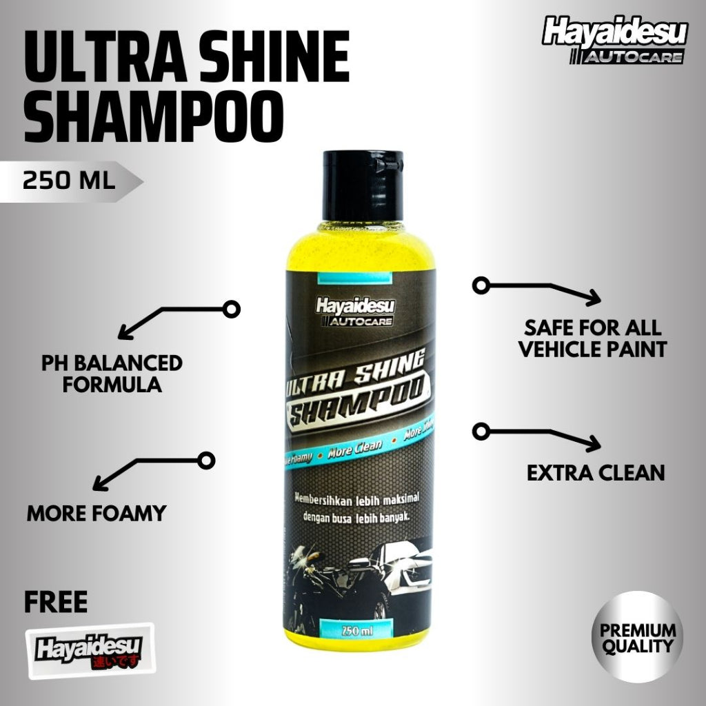 Hayaidesu Ultra Shine Shampoo Motor & Mobil