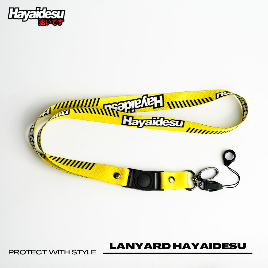 Hayaidesu Tali Lanyard Gantungan ID Card Name Tag