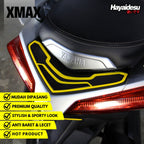 Hayaidesu Upper Stomp Lamp Protector Cover Yamaha XMAX OLD Aksesoris Decal Variasi Carbon Xmax