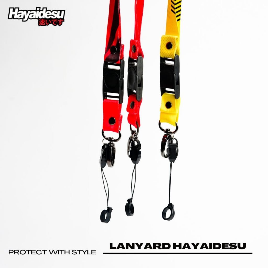 Hayaidesu Tali Lanyard Gantungan ID Card Name Tag