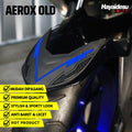 Hayaidesu Front Fender Protector Cover AEROX OLD Aksesoris Decal Variasi Carbon Pelindung Spakbor