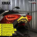 Hayaidesu Lower Stop Lamp Cover Protector Yamaha XMAX OLD Aksesoris Decal Variasi Carbon Xmax
