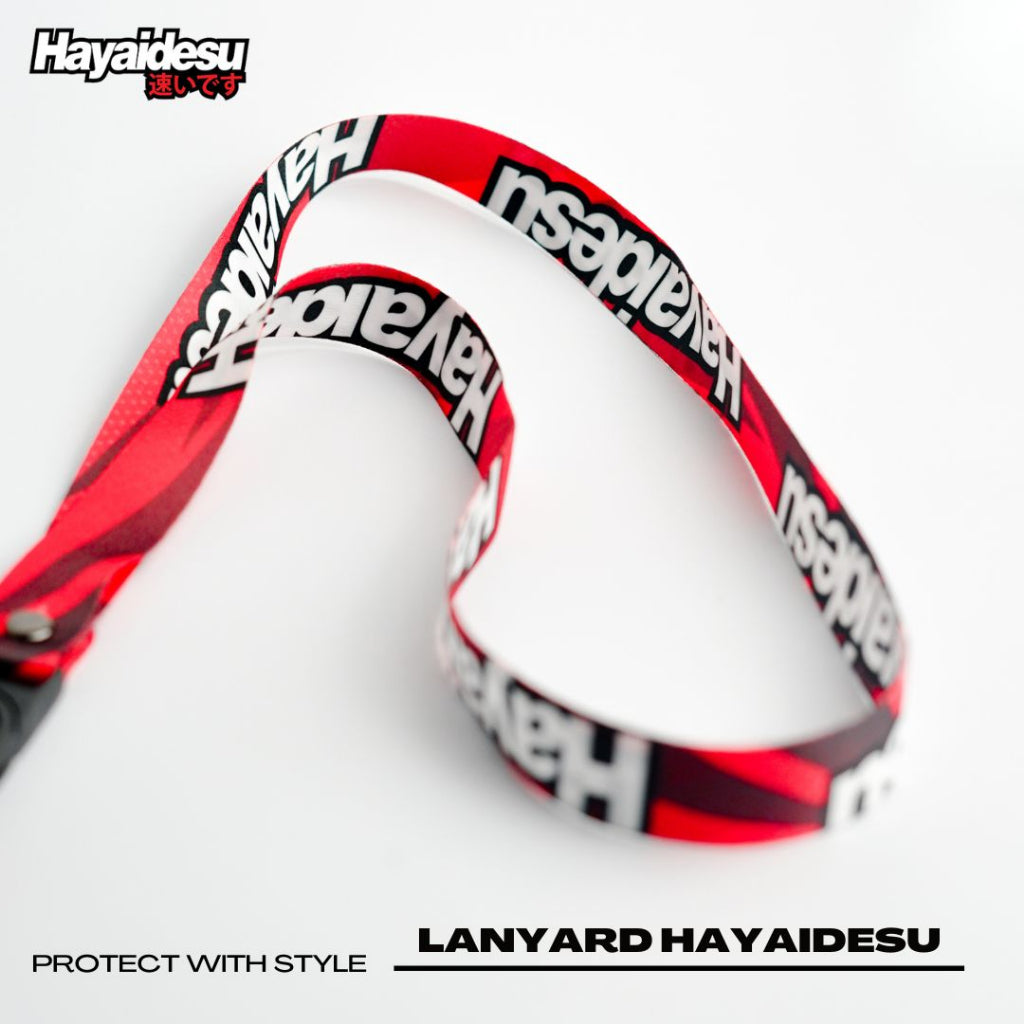 Hayaidesu Tali Lanyard Gantungan ID Card Name Tag