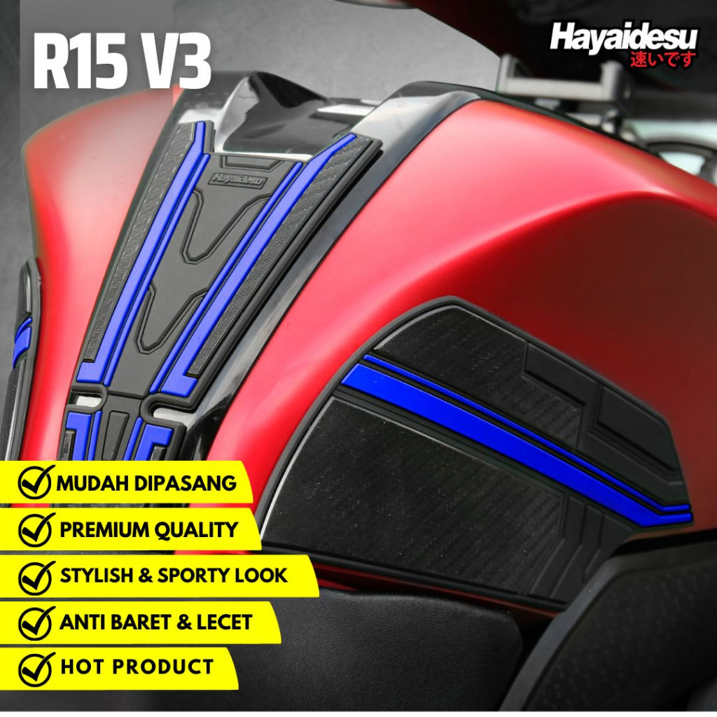 Hayaidesu Yamaha R15 V3 Tank Grip