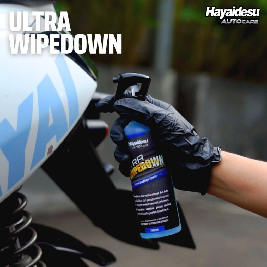 Hayaidesu Ultra Wipedown Motor dan Mobil
