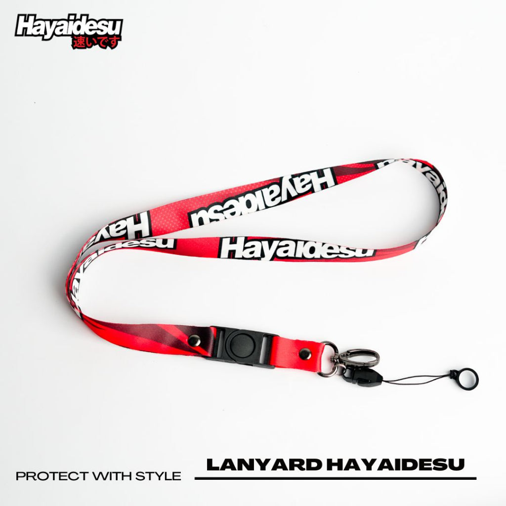 Hayaidesu Tali Lanyard Gantungan ID Card Name Tag