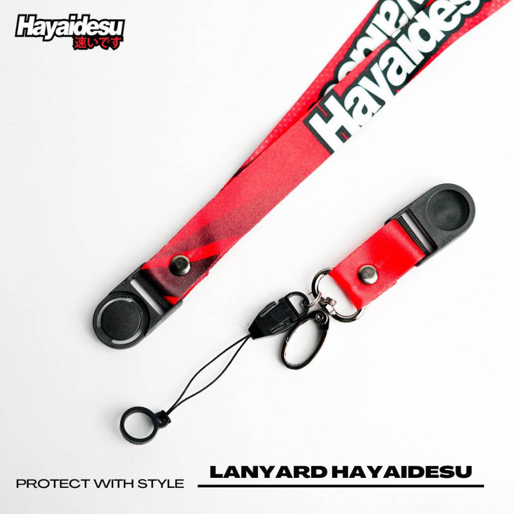 Hayaidesu Tali Lanyard Gantungan ID Card Name Tag