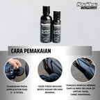 Hayaidesu Super Black/Penghitam Body Plastik Motor