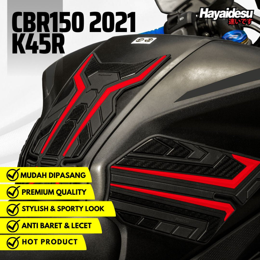 Hayaidesu New CBR 150R K45R 2021 Body Protector Tank Grip Cover