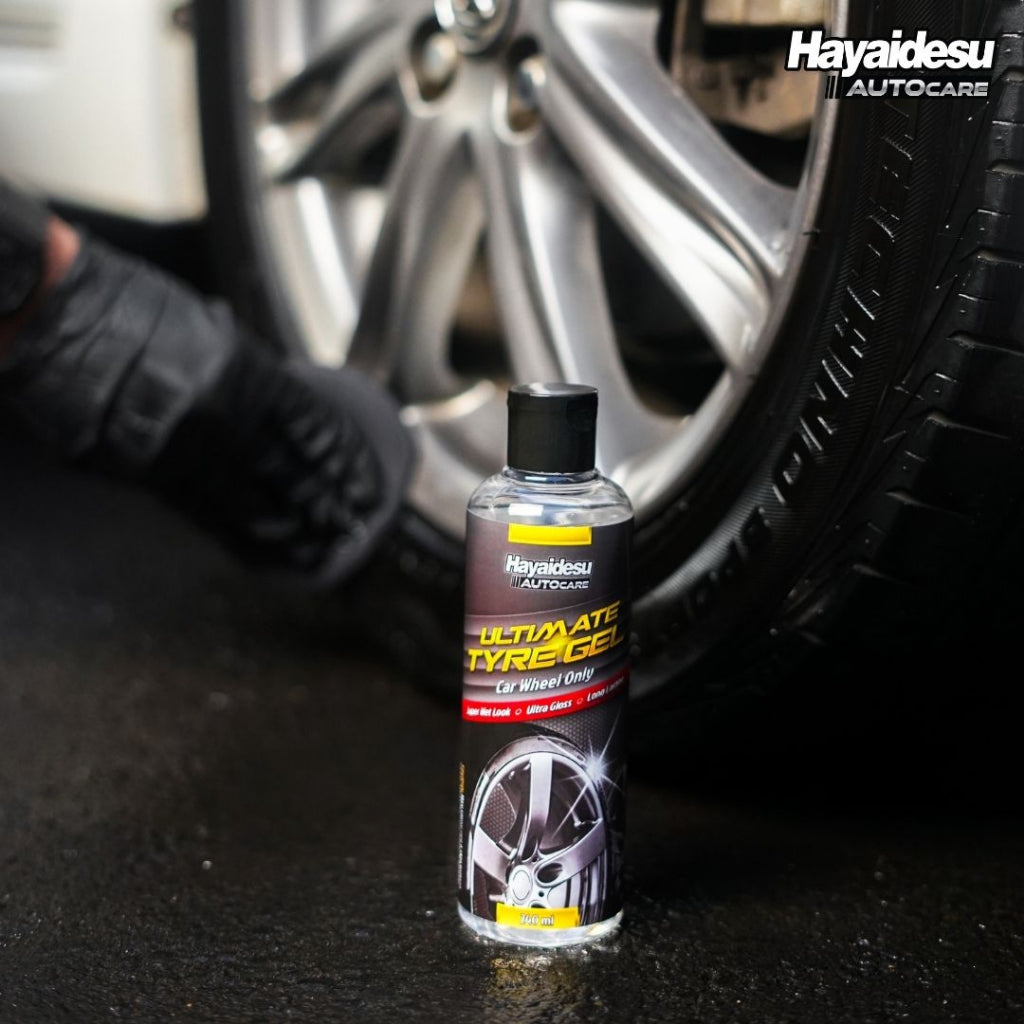 Hayaidesu Ultimate Tyre Gel / Semir Ban Mobil 240 ml Premium Quality