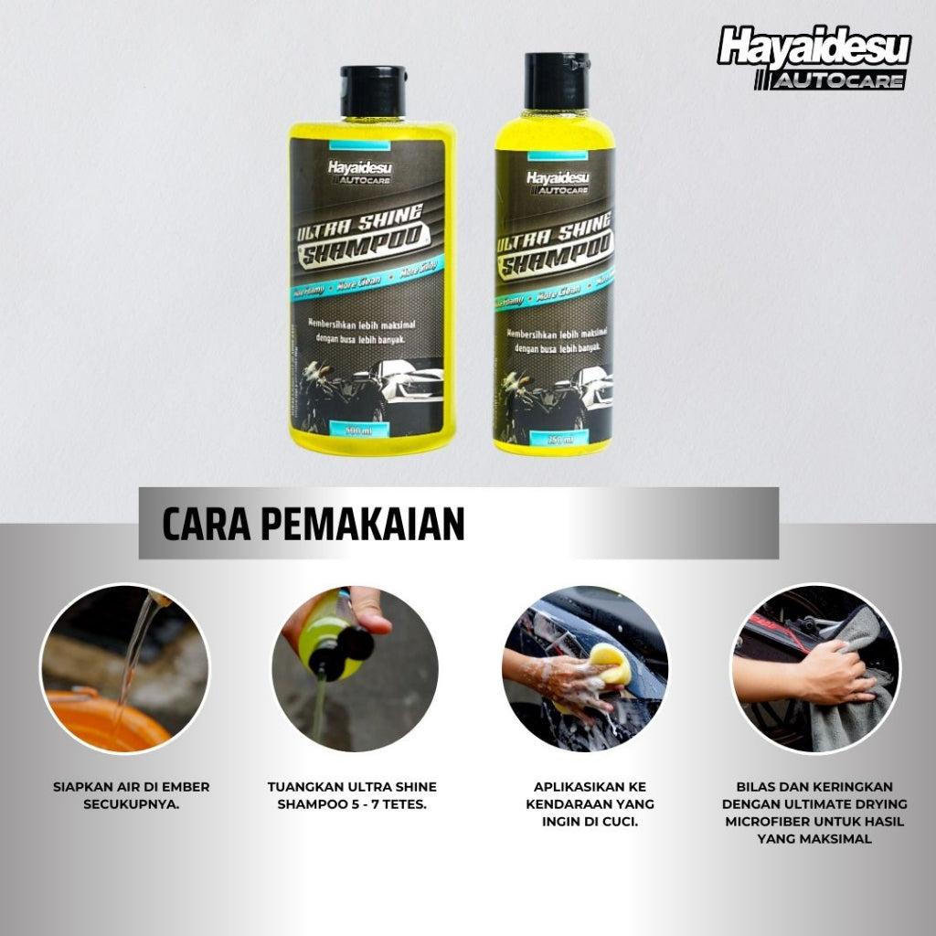 Hayaidesu Ultra Shine Shampoo Motor & Mobil