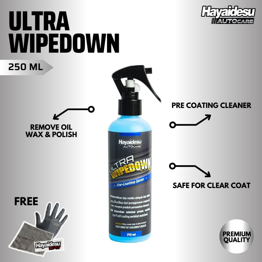 Hayaidesu Ultra Wipedown Motor dan Mobil