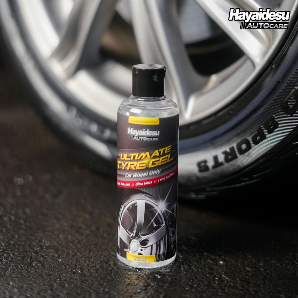 Hayaidesu Ultimate Tyre Gel / Semir Ban Mobil 240 ml Premium Quality