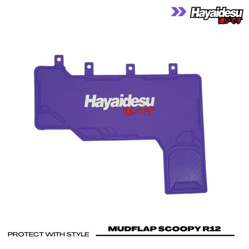 Hayaidesu MudFlap Scoopy Ring 12 (2017-2020)  Penahan Lumpur