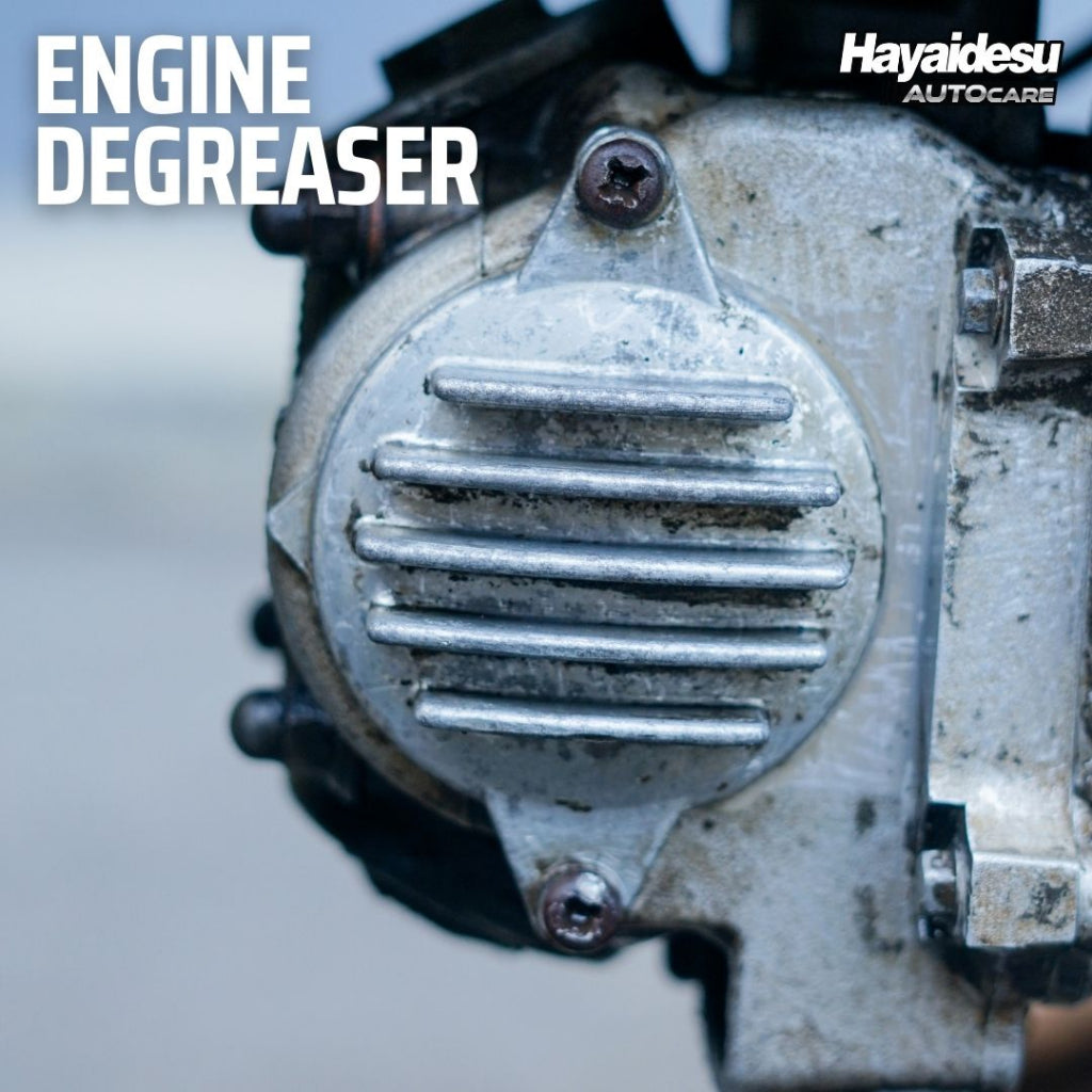 Hayaidesu Autocare Engine Degreaser Membersihkan rantai dan kerak mesin