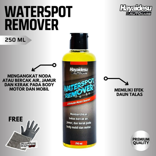 Hayaidesu Autocare Waterspot Remover Bersihkan jamur dan noda pada kaca/Body motor dan mobil
