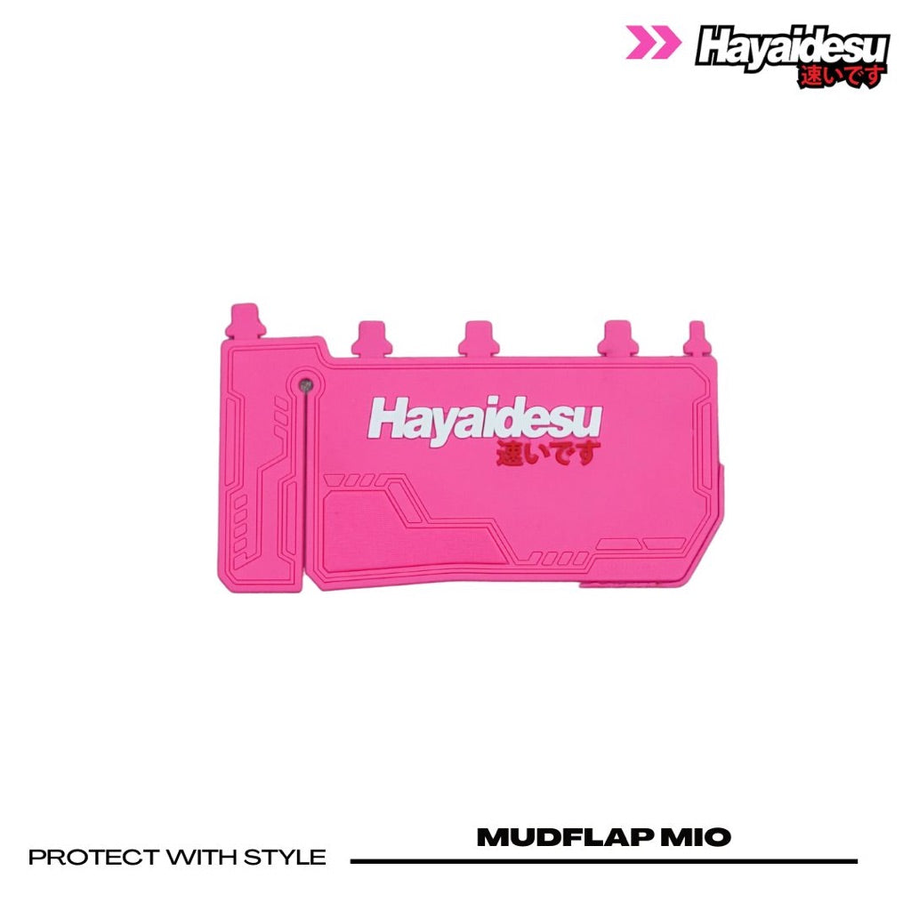 Hayaidesu Mud Flap Yamaha Mud Flap Penahan Lumpur Motor Matic Yamaha NMAX , AEROX , XMAX , MIO , LEXI , FILANO , FAZZIO
