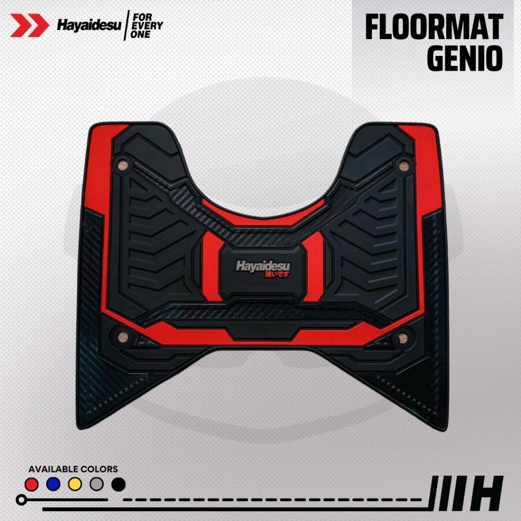 Hayaidesu Floor Mat Honda Genio Karpet Motor - Premium Quality