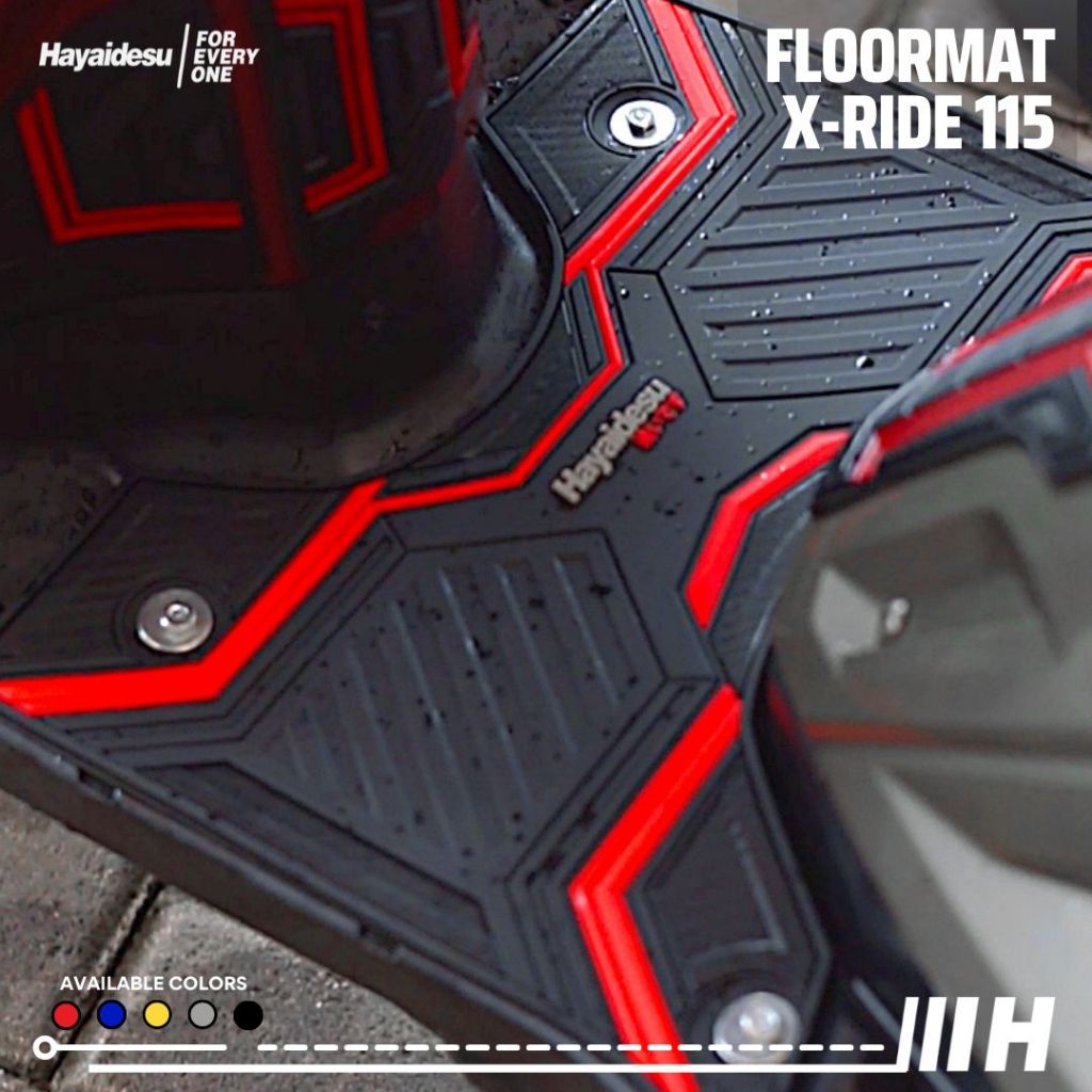 Hayaidesu Karpet Motor Floor Mat X-RIDE 115 - Premium Quality