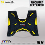 Hayaidesu Honda Beat Karbu Karpet Motor Floor Mat - Premium Quality