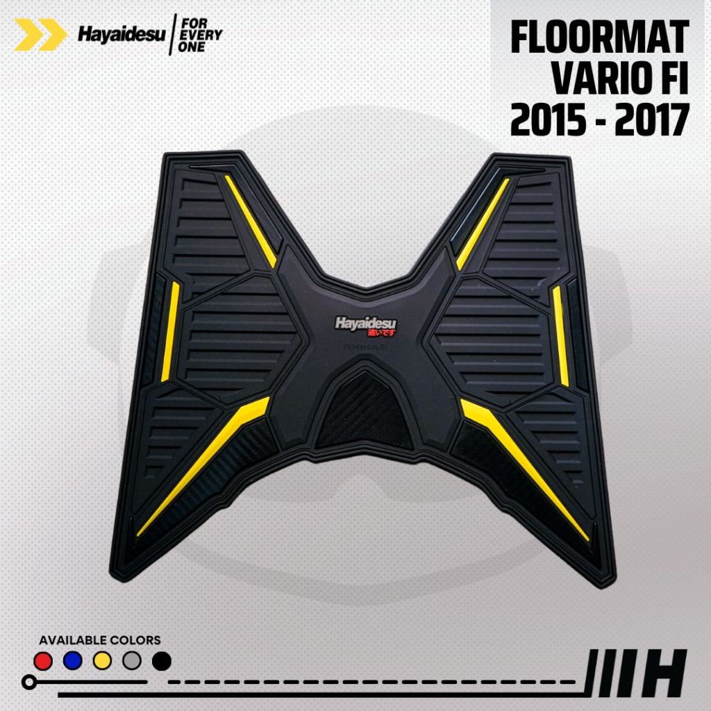Hayaidesu Floor Mat Vario Fi 125/150/ Led Old (2015-2017) Karpet Motor - Premium Quality