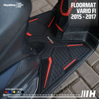 Hayaidesu Floor Mat Vario Fi 125/150/ Led Old (2015-2017) Karpet Motor - Premium Quality