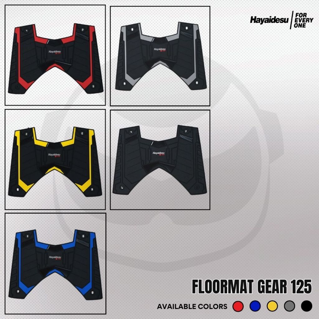 Hayaidesu Karpet Motor Floor Mat Mio Gear 125 - Premium Quality