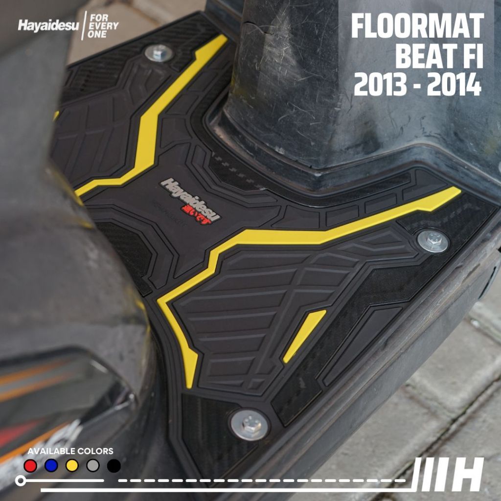 Hayaidesu Karpet Motor Floor Mat Honda Beat FI (2013-2014) - Premium Quality