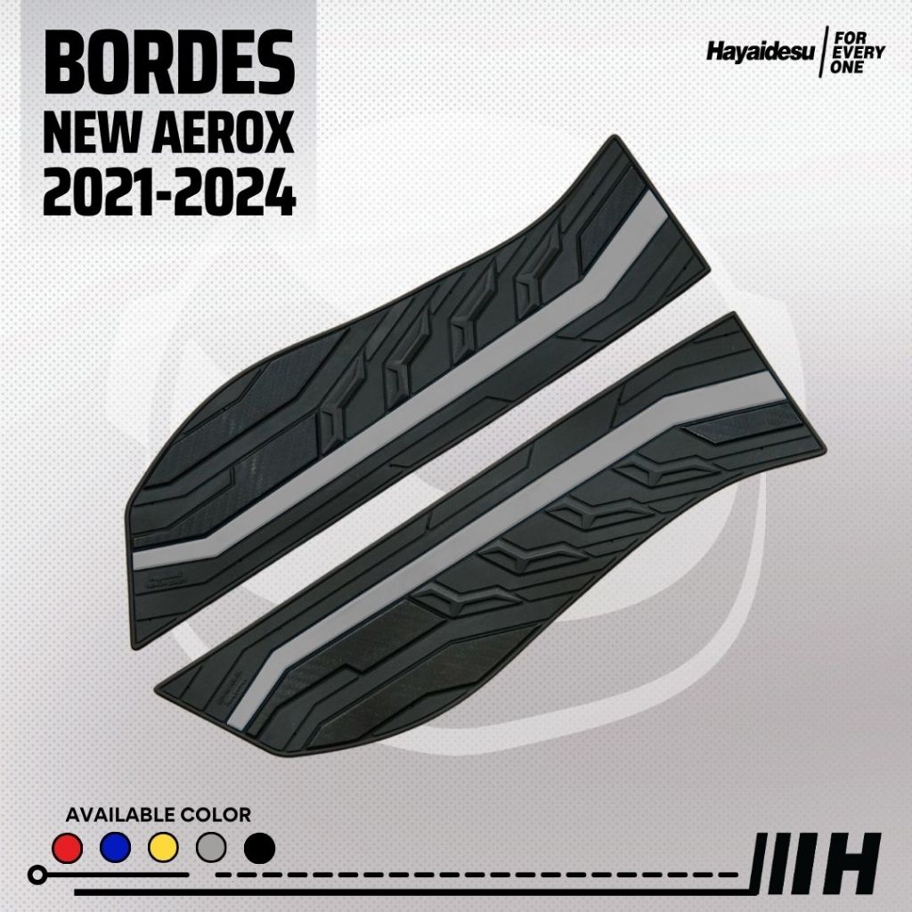 Hayaidesu Floor Step Boardrest Karpet Motor AEROX NEW CONNECTED Bordes -  Premium Quality