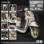Hayaidesu Body Protector New Scoopy 2021 - 2024 Full Set Cover
