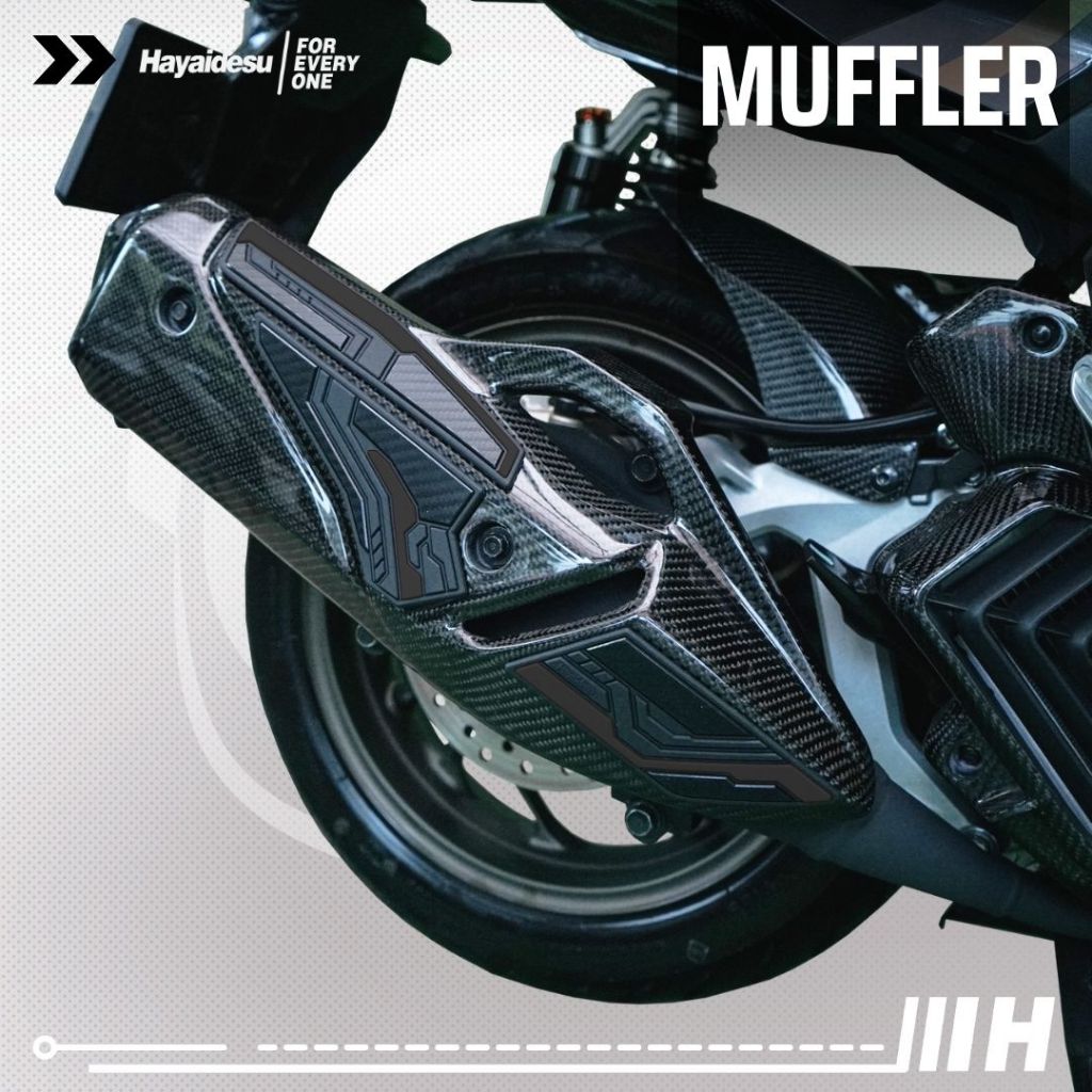 Hayaidesu Vario FI / Click 160 Muffler Knalpot Body Protector Cover