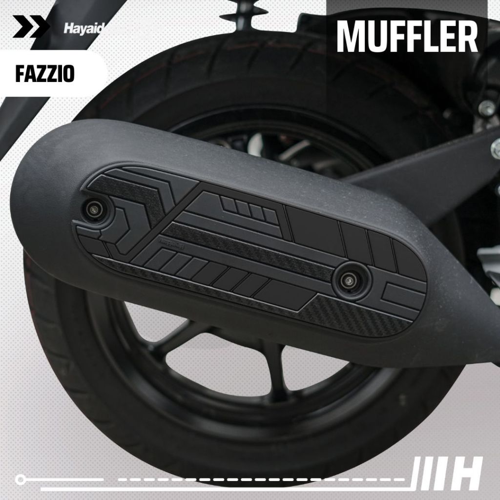 Hayaidesu Body Protector Fazzio Muffler Knalpot Cover