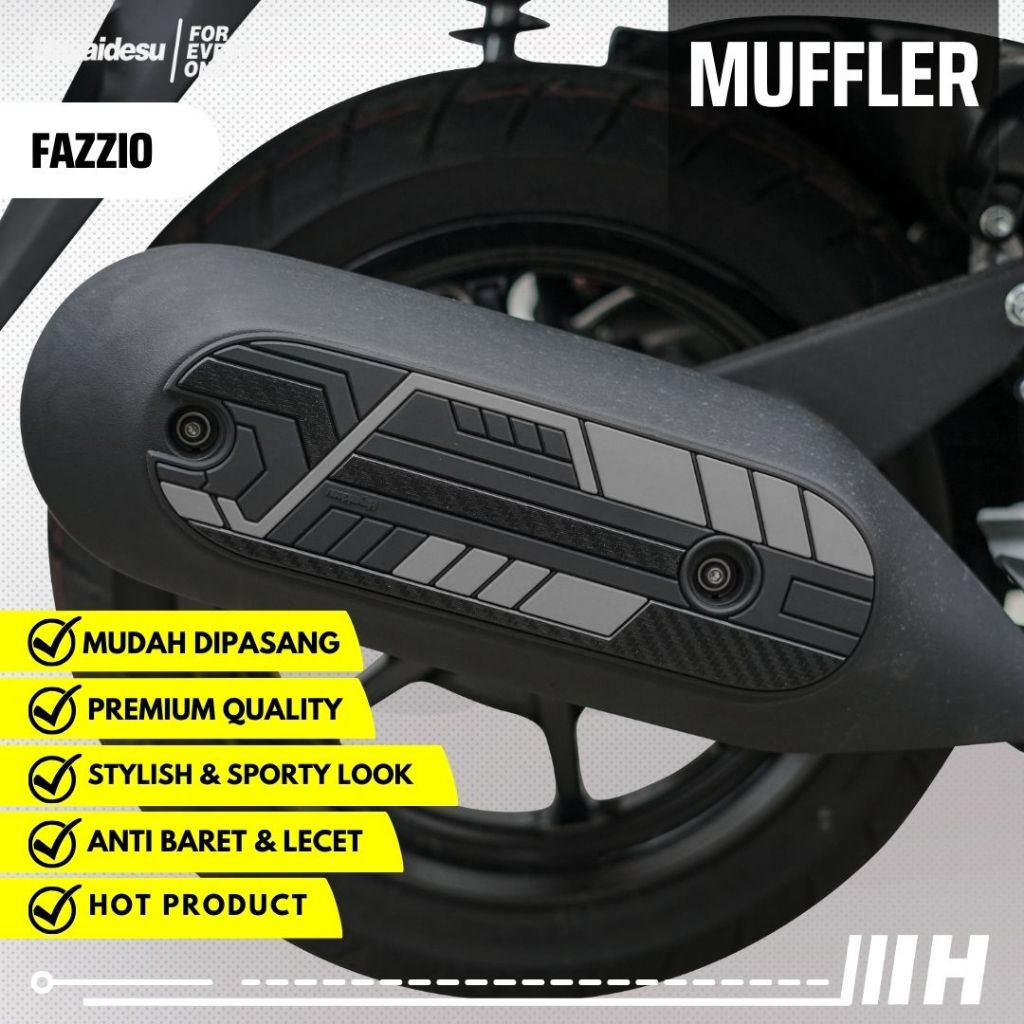 Hayaidesu Body Protector Fazzio Muffler Knalpot Cover