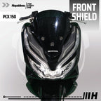 Hayaidesu Front Shield Protector Cover Honda PCX 150 Aksesoris Decal Variasi Carbon PCX 150