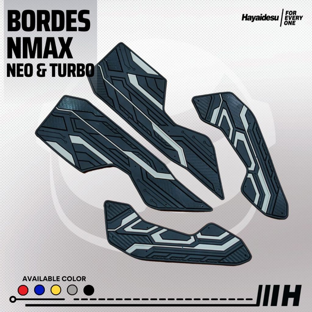 Hayaidesu Floor Step Boardrest Karpet Motor NMAX NEO & TURBO Bordes -  Premium Quality