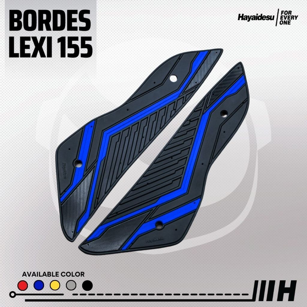 Hayaidesu LEXI 155 Floor Step Boardrest Karpet Motor LEXI 155 Bordes - Premium Quality