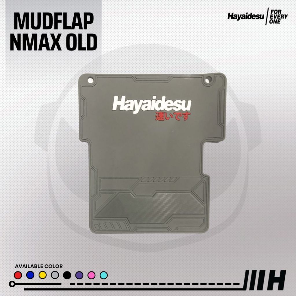 Hayaidesu Mudflap Yamaha NMAX OLD 2015-2019 Aksesoris Variasi Penahan Lumpur - PREMIUM