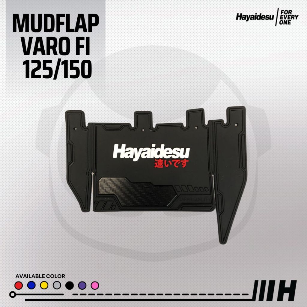 Hayaidesu Mudflap Vario Click 125/150 FI (2015-2025) Penahan Lumpur - PREMIUM