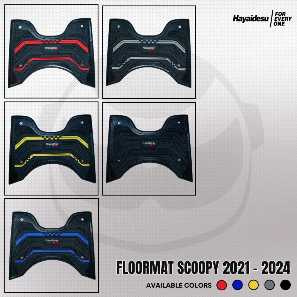 Hayaidesu Floor Mat New Honda Scoopy  2021-2024 Karpet Motor - Premium Quality