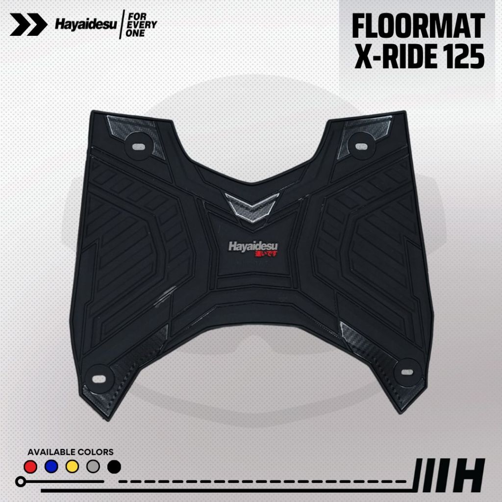 Hayaidesu Karpet Motor Floor Mat Yamaha X-RIDE 125 - Premium Quality