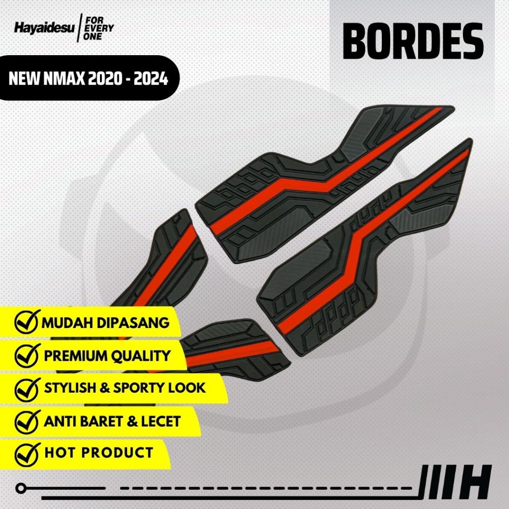 Hayaidesu Floor Step Boardrest Karpet Motor NEW NMAX Bordes -  Premium Quality