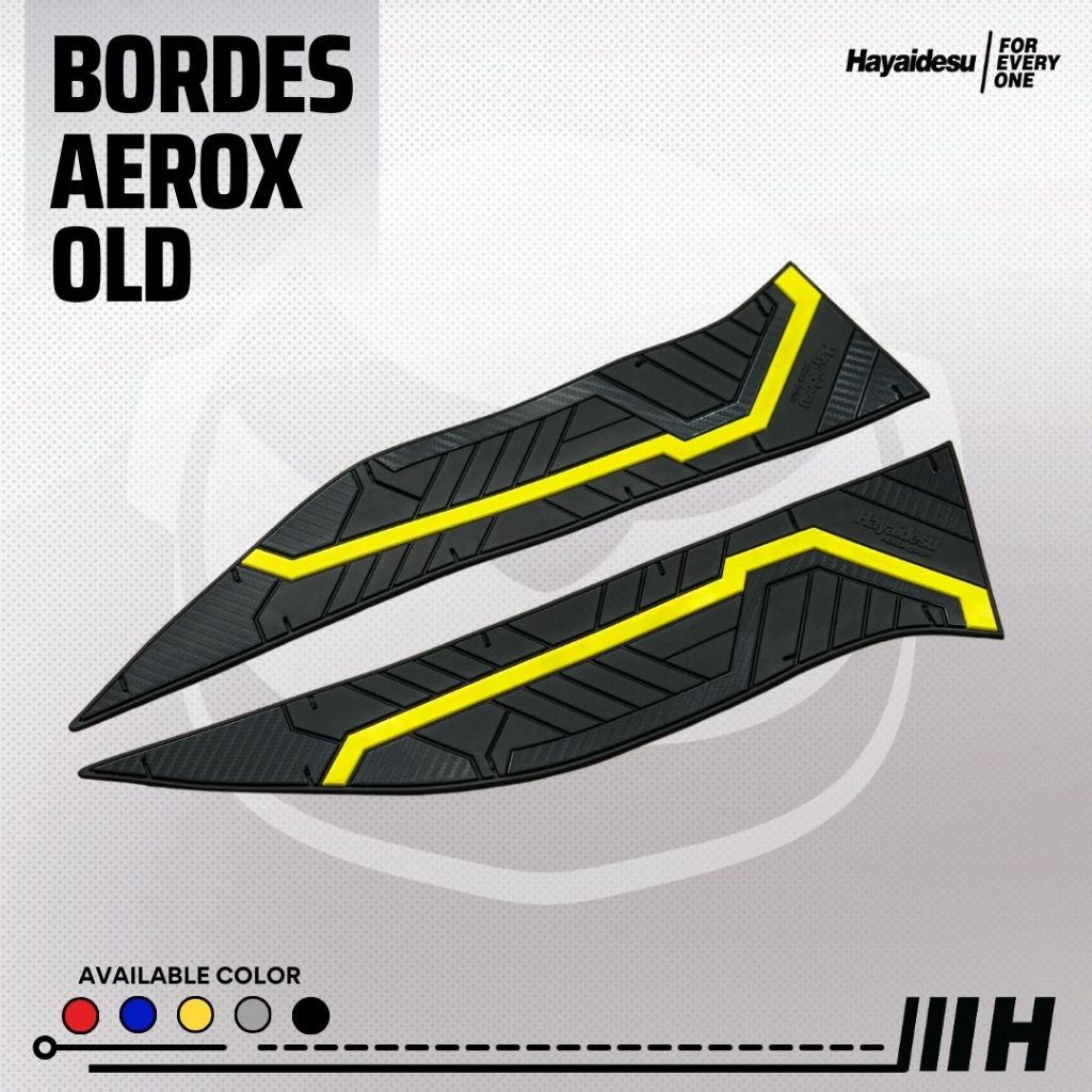 Hayaidesu Floor Step Boardrest Karpet Motor AEROX OLD Bordes -  Premium Quality