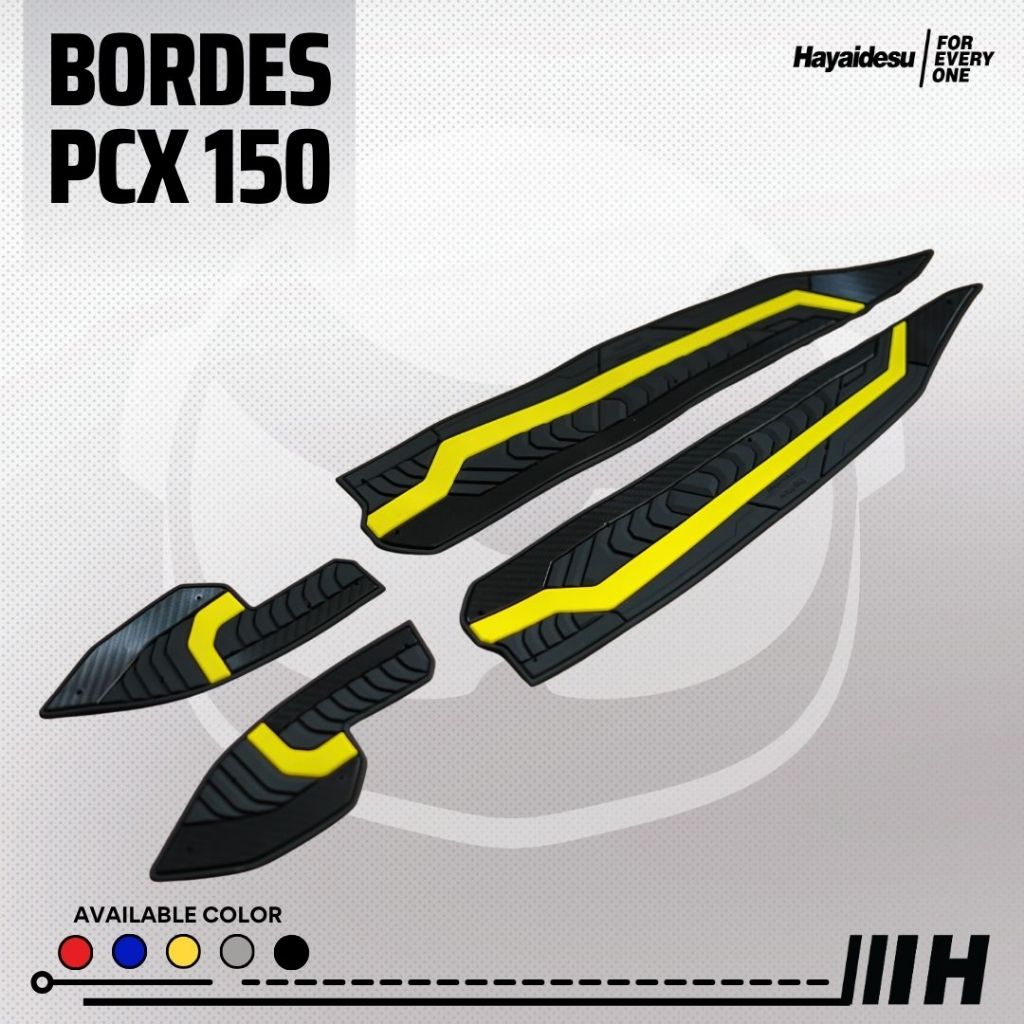 Hayaidesu PCX 150 Step Floor Boardrest Karpet Motor PCX 150 Bordes -  Premium Quality
