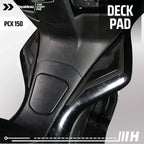 Hayaidesu Deck Pad Protector Cover Honda PCX 150 Aksesoris Decal Variasi Carbon Pelindung Deck