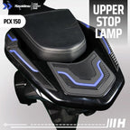Hayaidesu Upper Stop Lamp & Behel Protector Cover Honda PCX 150 Aksesoris Decal Variasi Carbon