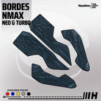 Hayaidesu Floor Step Boardrest Karpet Motor NMAX NEO & TURBO Bordes -  Premium Quality