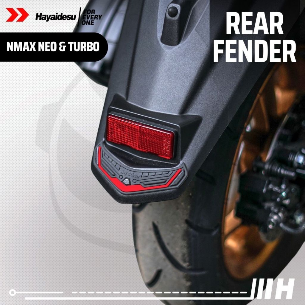 Hayaidesu Yamaha NMAX NEO & TURBO Rear Fender Body Protector Cover