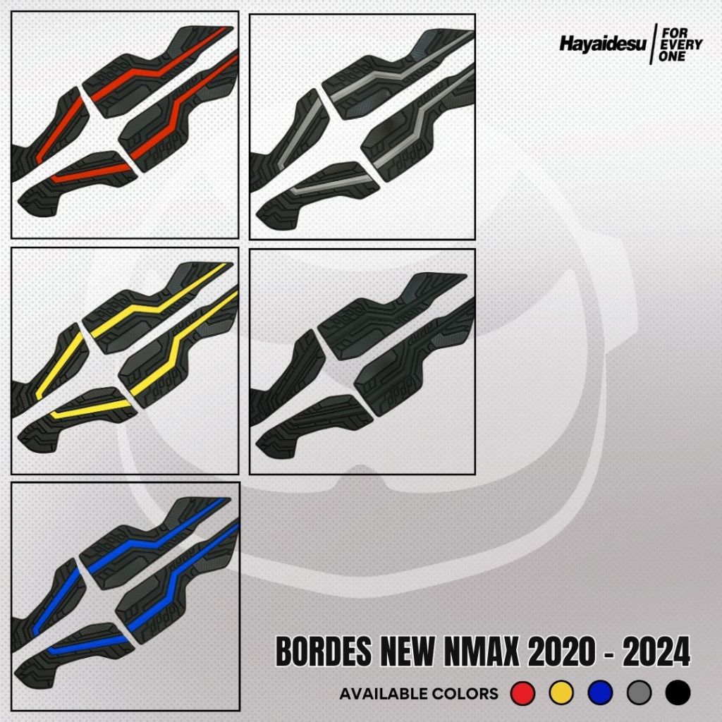 Hayaidesu Floor Step Boardrest Karpet Motor NEW NMAX Bordes -  Premium Quality