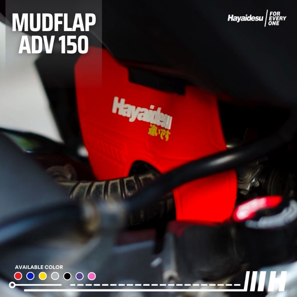 Hayaidesu Honda ADV 150 Mudflap Penahan Lumpur - PREMIUM